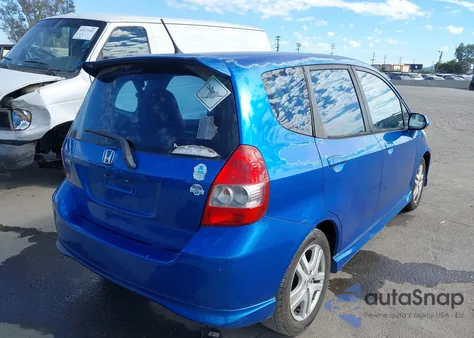 2008 Honda Fit Sport из США, поврежденный, VIN JHMGD38618S011505